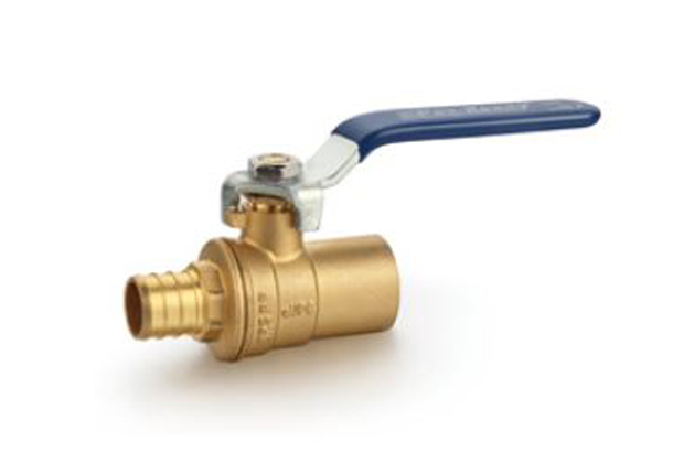 pex ball valve with bleeder